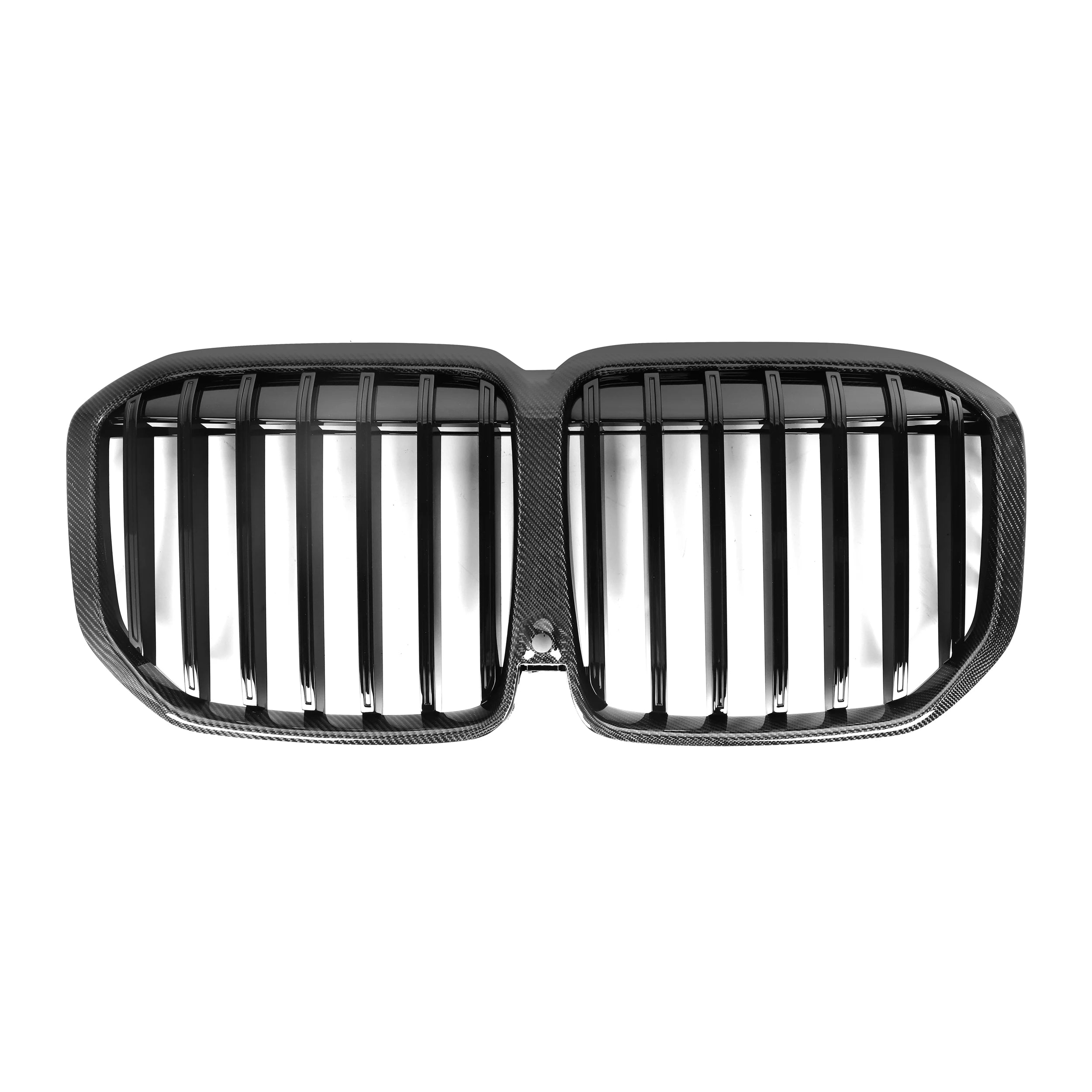 BMW X7 G07 LCI Carbon Fibre Single Slat Front Grills (2023+)