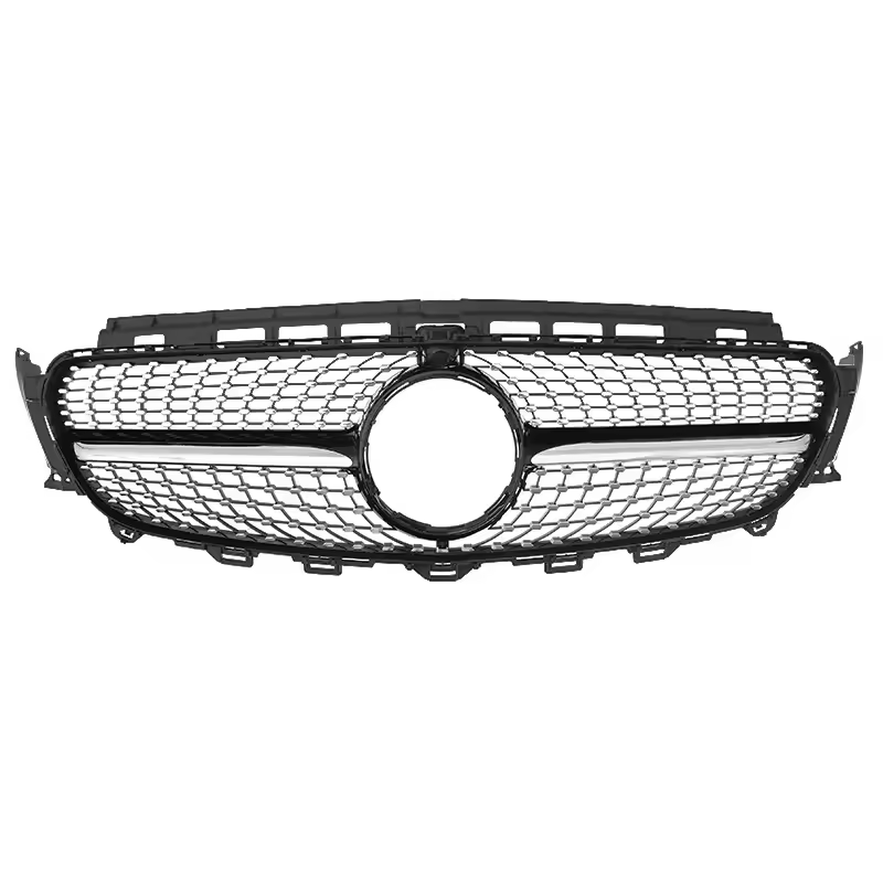 Mercedes E-Class W213 Gloss Black Chrome Diamond Style Grill (2016-2020)