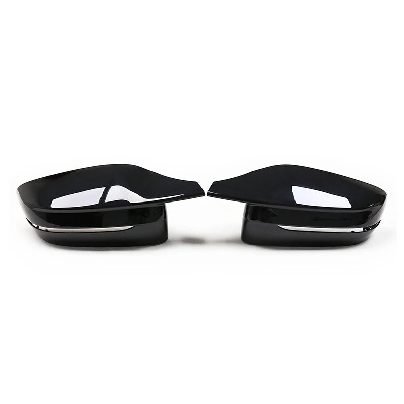 BMW 2, 3, 4, 5 Series G42, G20, G22, G26, G30 Gloss Black M Style Mirror Covers (2017+)