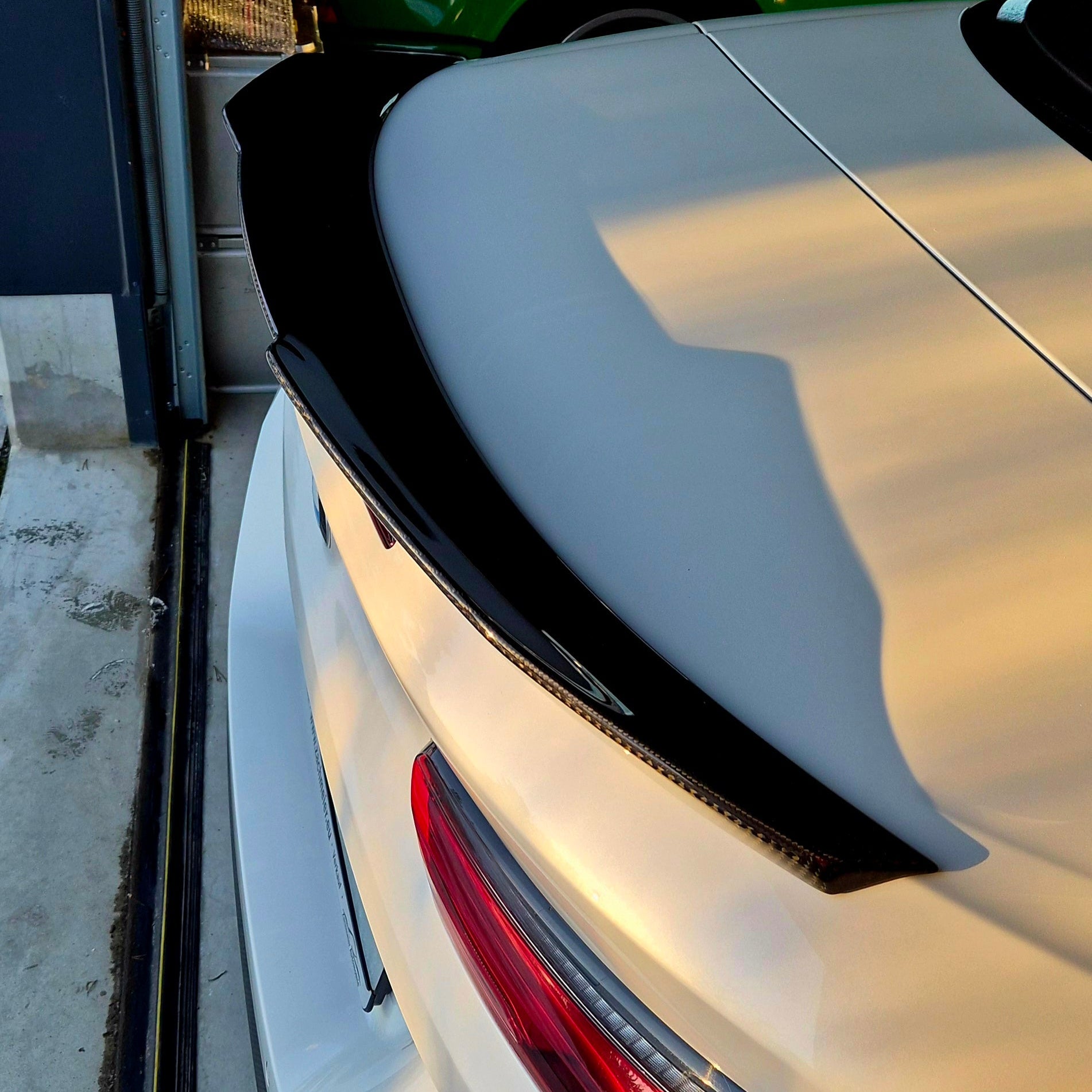 BMW 8 Series G14 / M8 F91 Convertible Pre-Preg Dry Carbon Fibre Psm Ducktail Style Rear Spoiler By OPTIC (2018+)