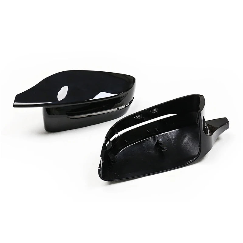 BMW 2, 3, 4, 5 Series G42, G20, G22, G26, G30 Gloss Black M Style Mirror Covers (2017+)