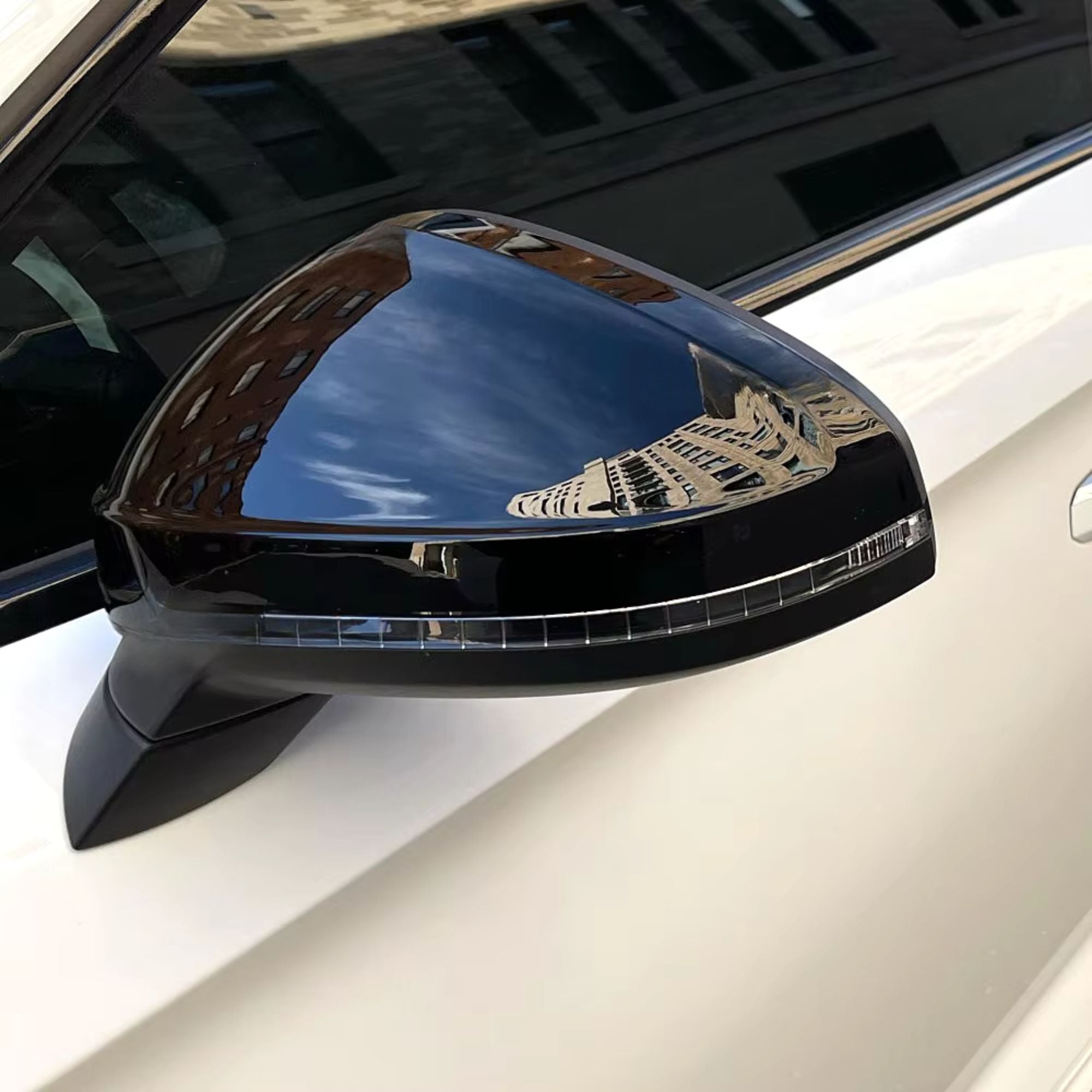 Audi A4 S4 RS4 & A5 S5 RS5 B9 Gloss Black Mirror Covers (2015+)