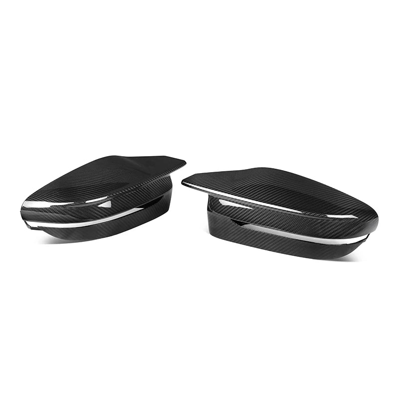 BMW 2, 3, 4, 5 Series G42, G20, G22, G26, G30 Pre-Preg Dry Carbon Fibre M Style Mirror Covers By OPTIC (2017+)