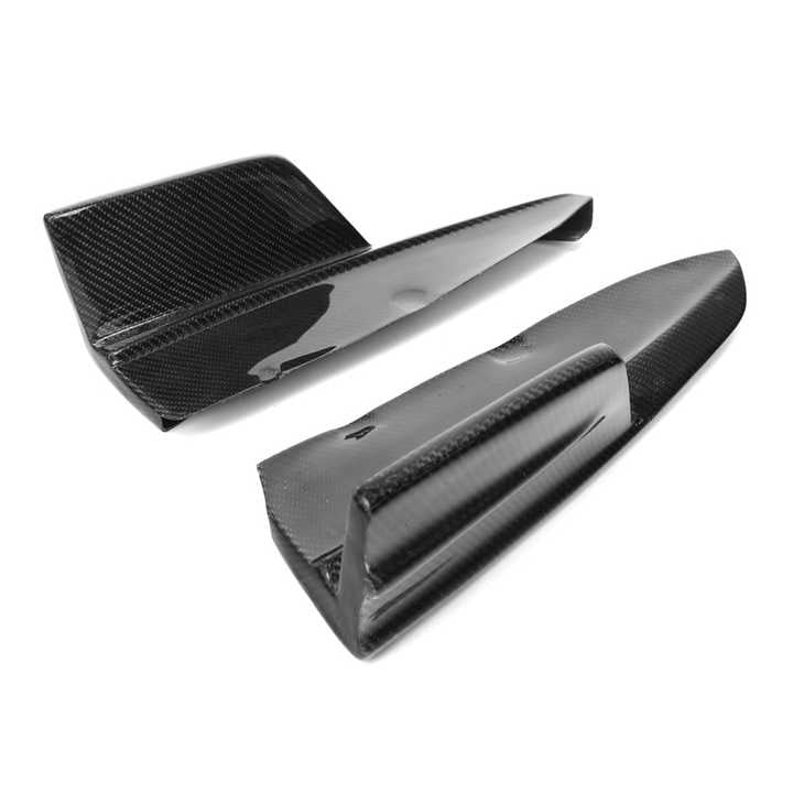 BMW X5M F95 X6M F96 Carbon Fibre Ld Style Rear Diffuser Splitters (2019-2022)