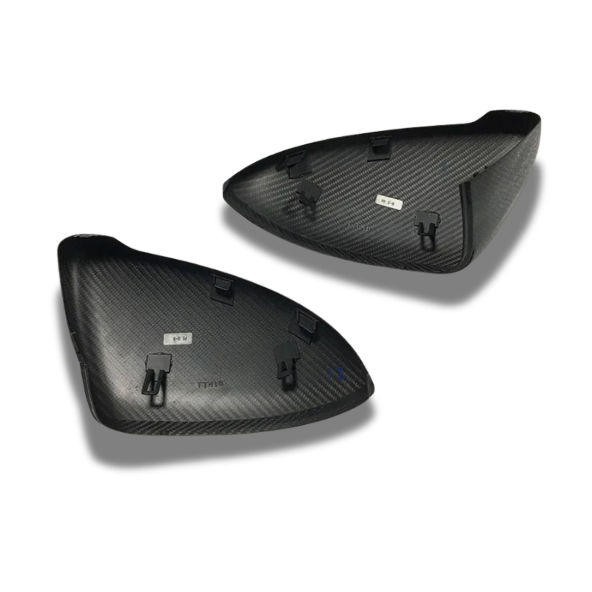 Vw Golf MK7 MK7.5 GTI GTD R Pre-Preg Dry Carbon Fibre Wing Mirror Covers By OPTIC (2013-2020))