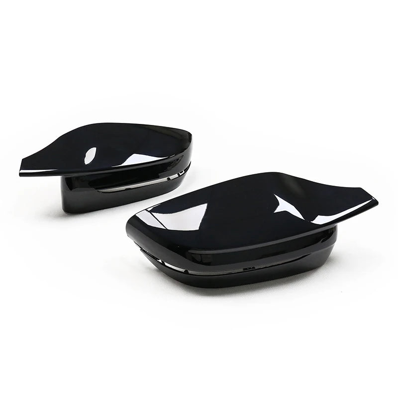BMW 2, 3, 4, 5 Series G42, G20, G22, G26, G30 Gloss Black M Style Mirror Covers (2017+)