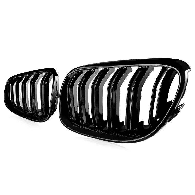BMW 3 Series E92/E93 LCI Gloss Black Double Slat Front Grills (2010-2013)
