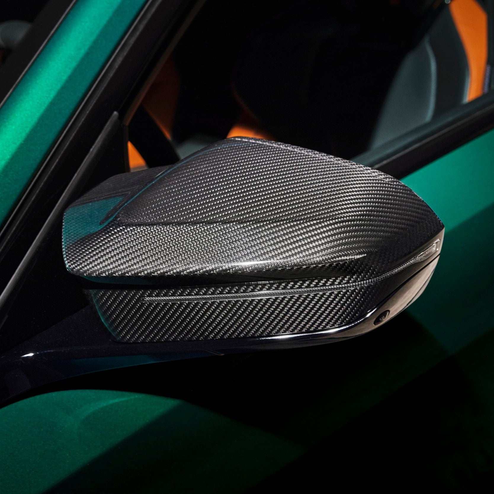 BMW 5 Series G60 G61 & M5 G90 G99 M-Style Carbon Fibre Mirror Covers (2024+)