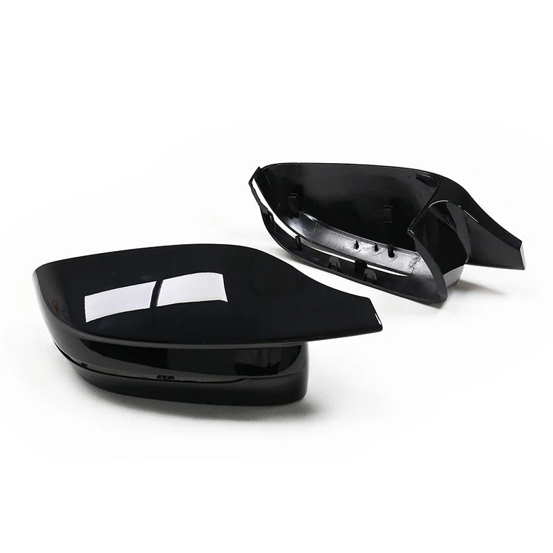 BMW 2, 3, 4, 5 Series G42, G20, G22, G26, G30 Gloss Black M Style Mirror Covers (2017+)