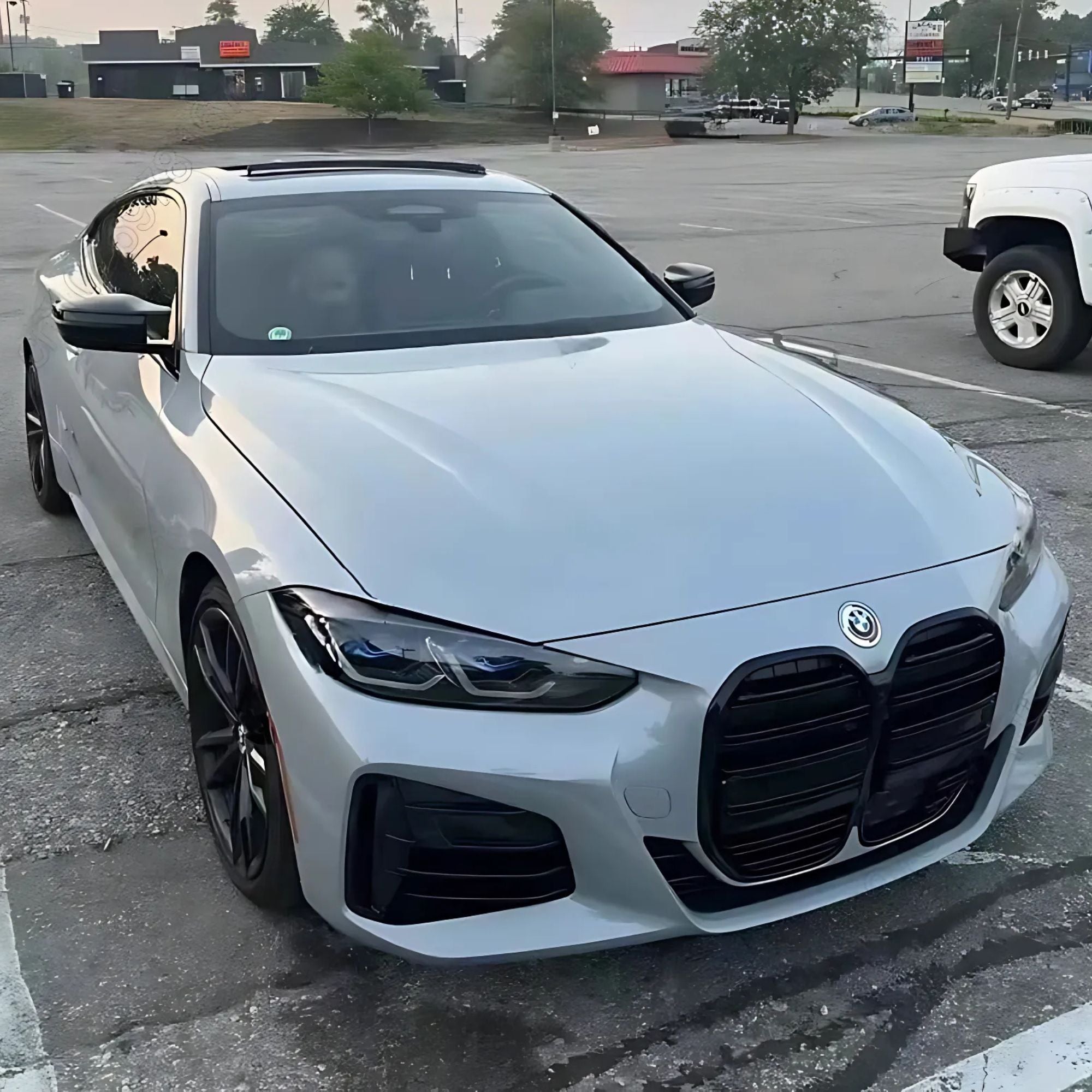 BMW 4 Series G26 Gloss Black Double Slat Front Grill (2020+)