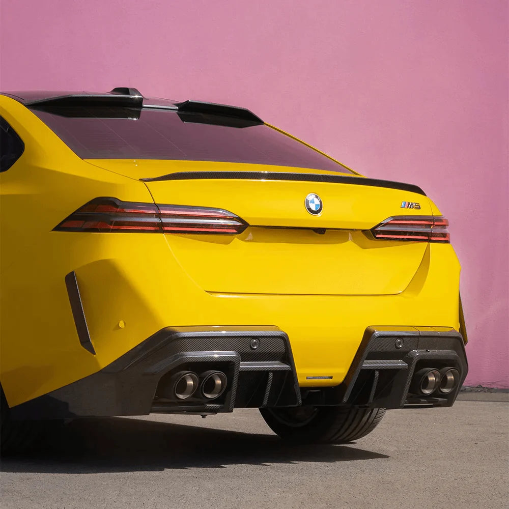 BMW M5 G90/G99 Slash Cut Carbon Exhaust Tips