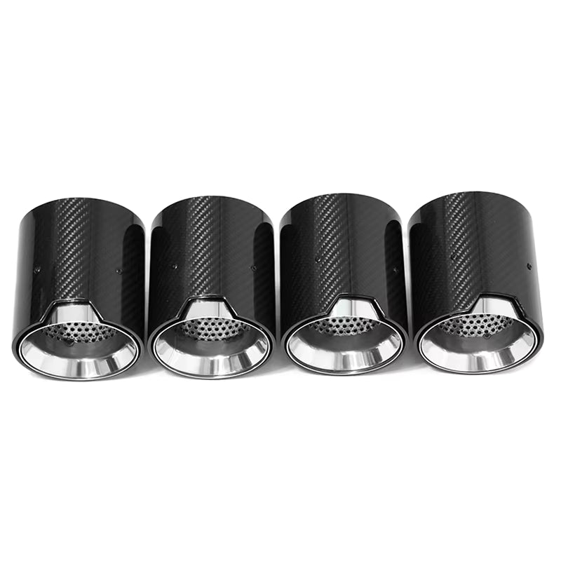 BMW M5 F10 Straight Cut Carbon Exhaust Tips