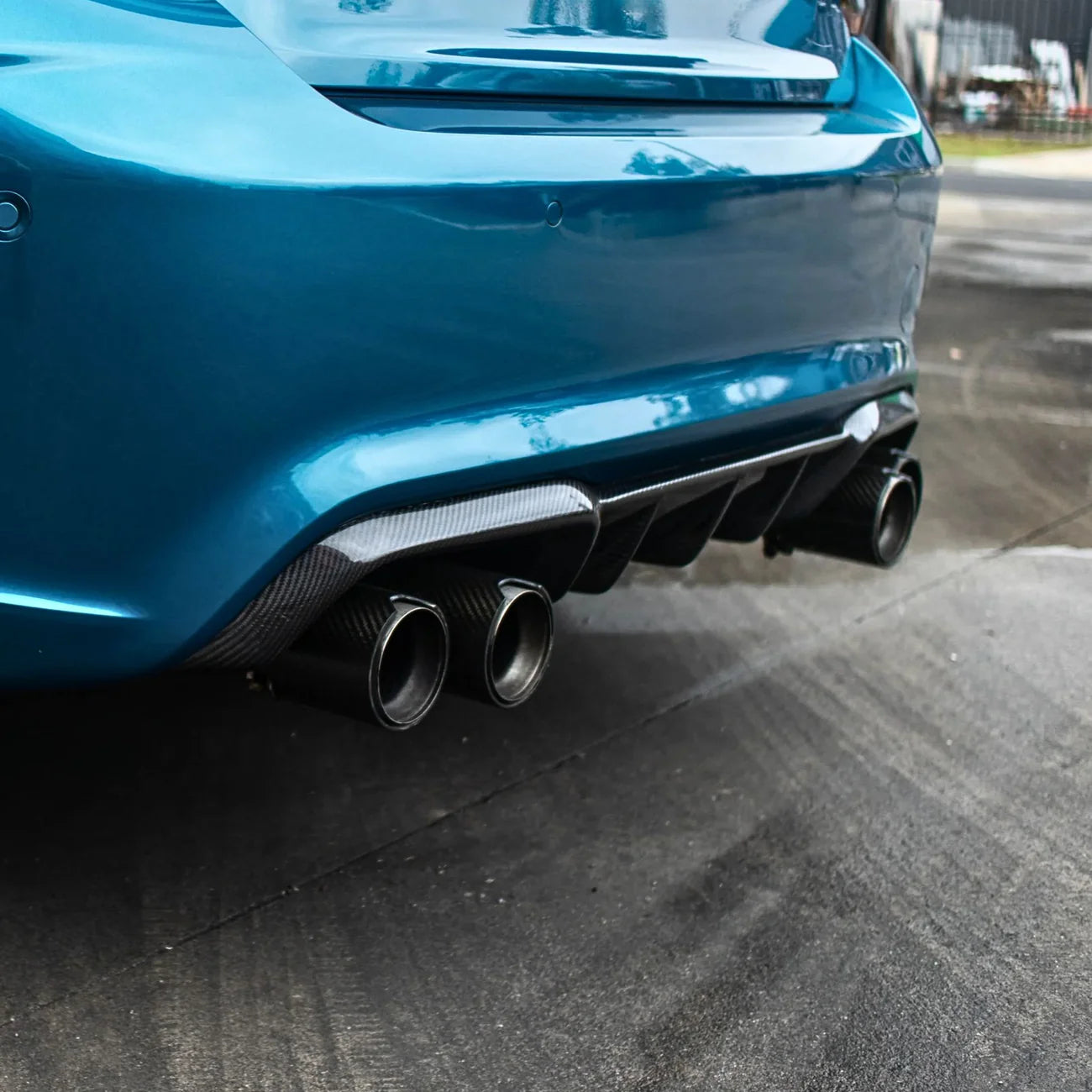 BMW M2 F87 Pre-Preg Dry Carbon Fibre Diffuser By OPTIC (2015-2021)