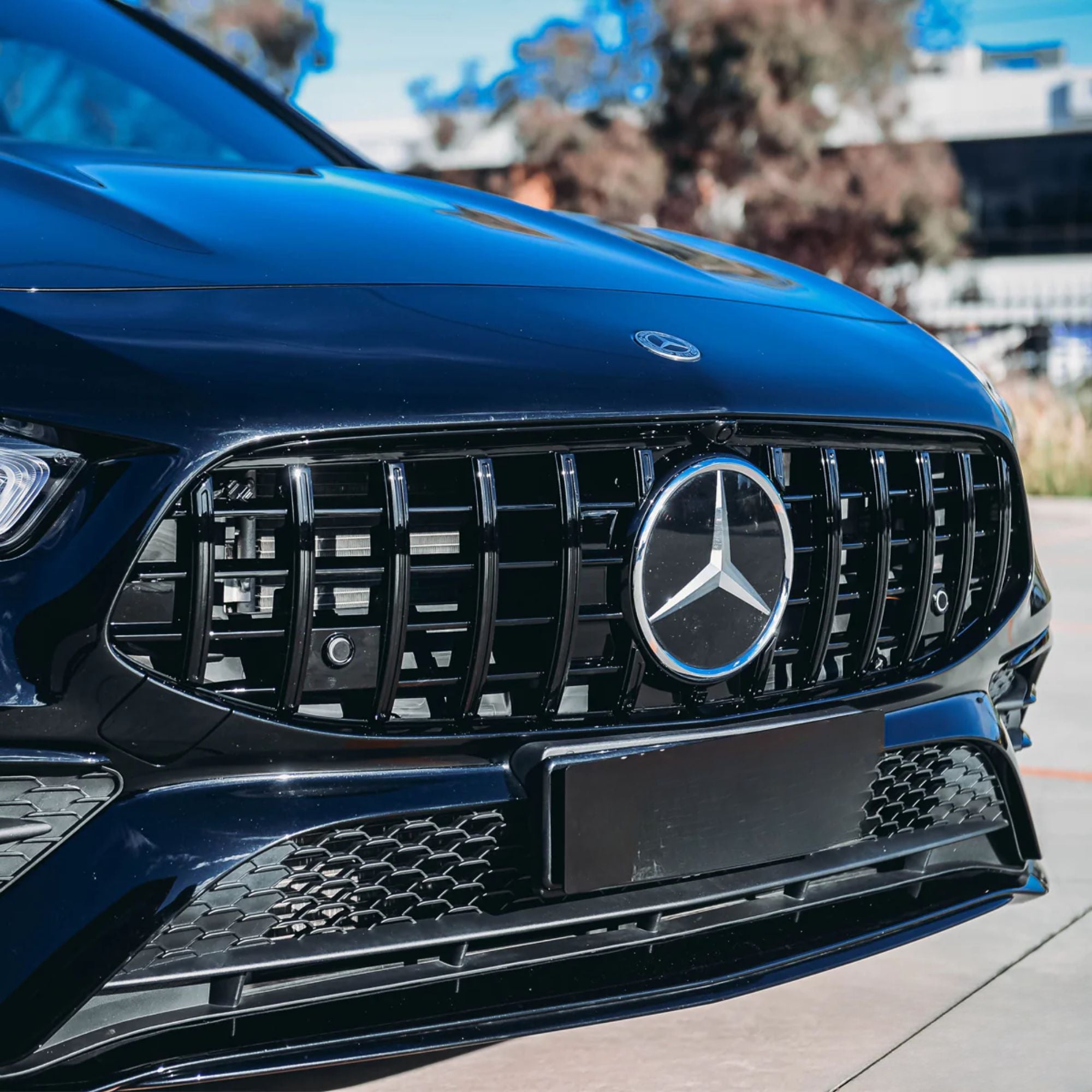 Mercedes CLA W118/C118 Gloss Black Panamericana GT Style Grill (2019-2023)