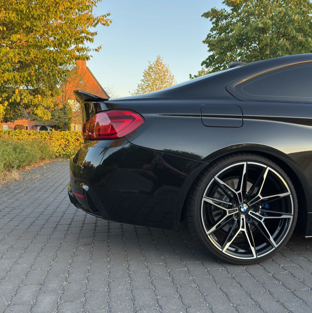 BMW 4 Series F32 Gloss Black Ducktail PSM Style Rear Spoiler (2014-2019)