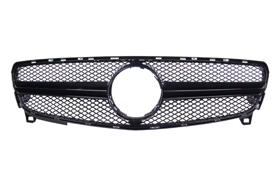 Mercedes A-Class W176 Facelift Gloss Black AMG Style Grill (2016-2018)