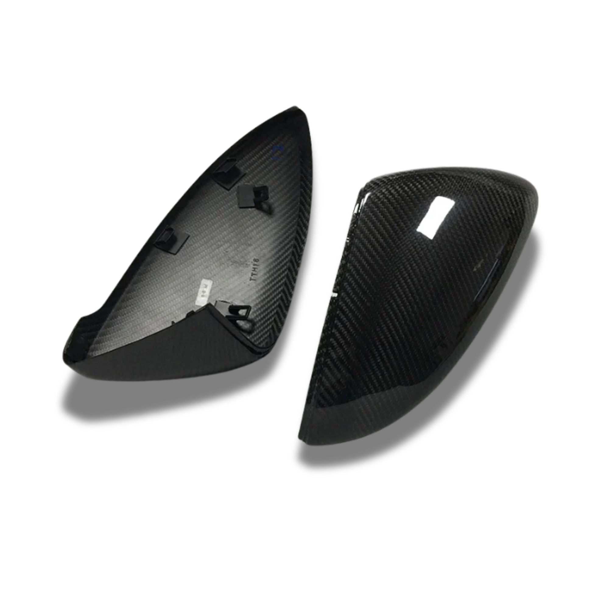 Vw Golf MK7 MK7.5 GTI GTD R Pre-Preg Dry Carbon Fibre Wing Mirror Covers By OPTIC (2013-2020))