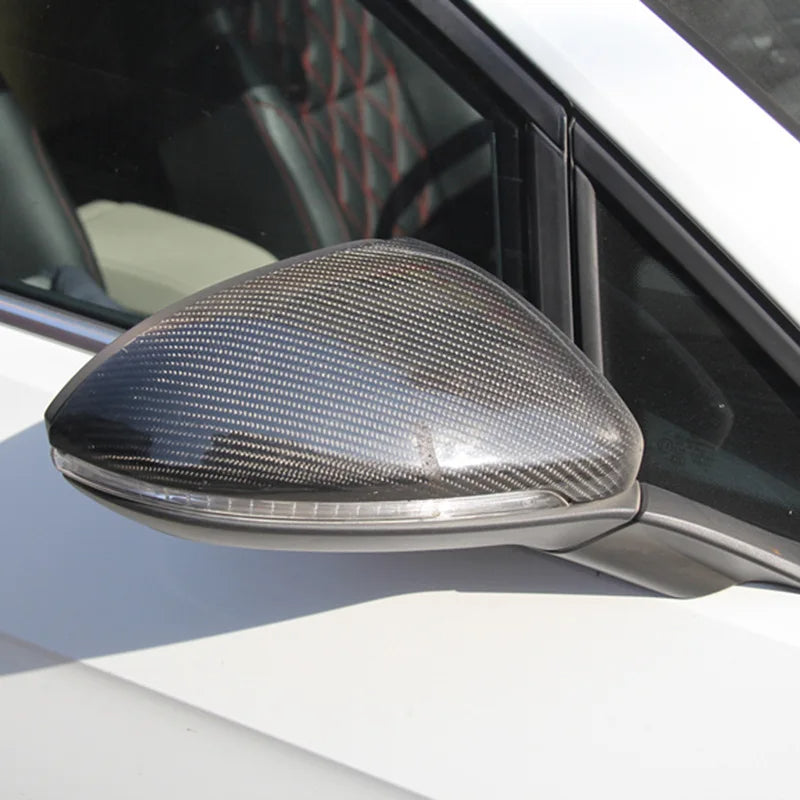 Vw Golf MK7 MK7.5 GTI GTD R Pre-Preg Dry Carbon Fibre Wing Mirror Covers By OPTIC (2013-2020))