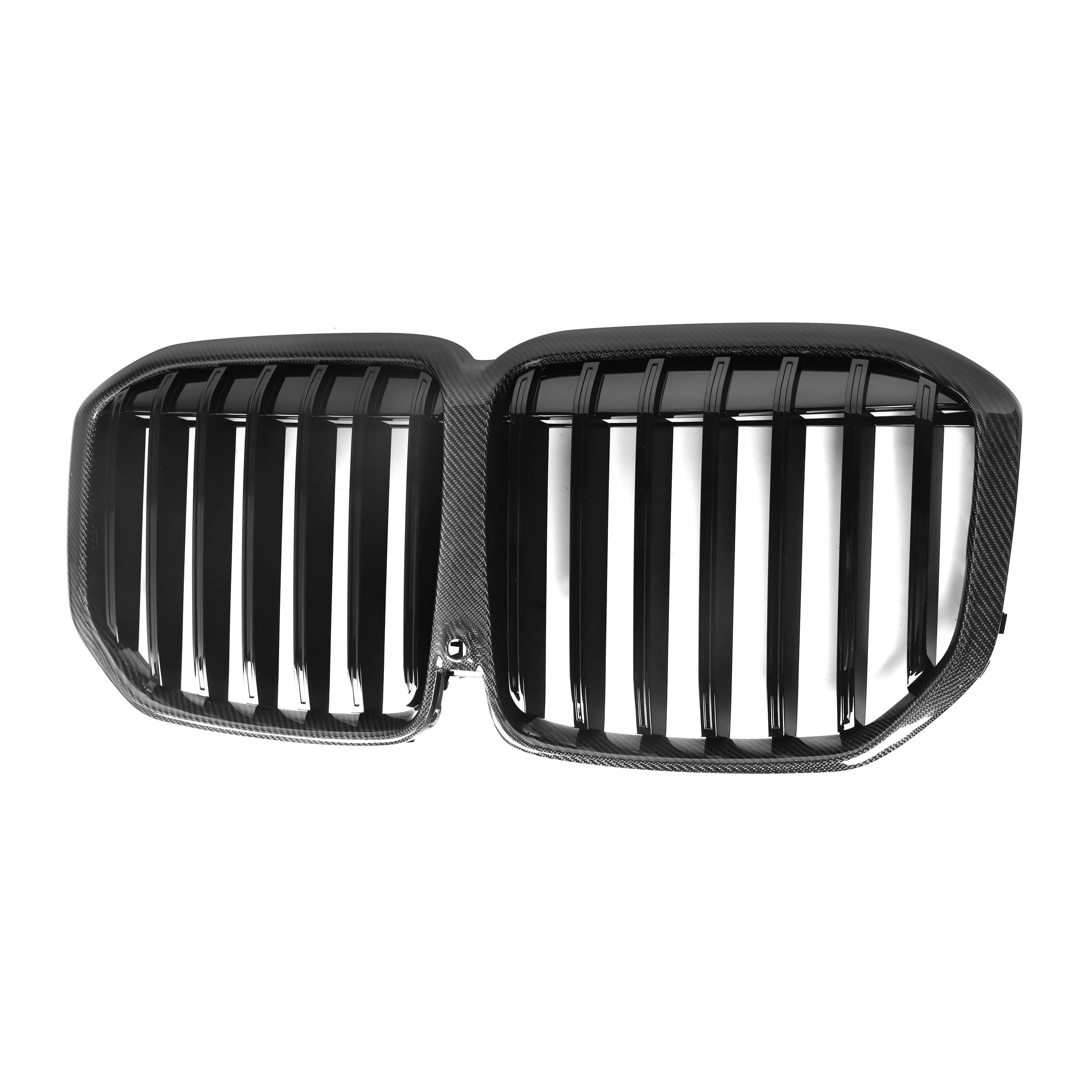 BMW X7 G07 LCI Carbon Fibre Single Slat Front Grills (2023+)