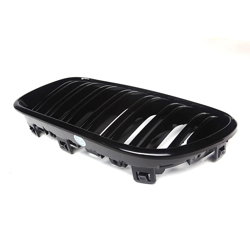 BMW X3 X4 F25 F26 Gloss Black Double Slat Front Grills (2010-2013)
