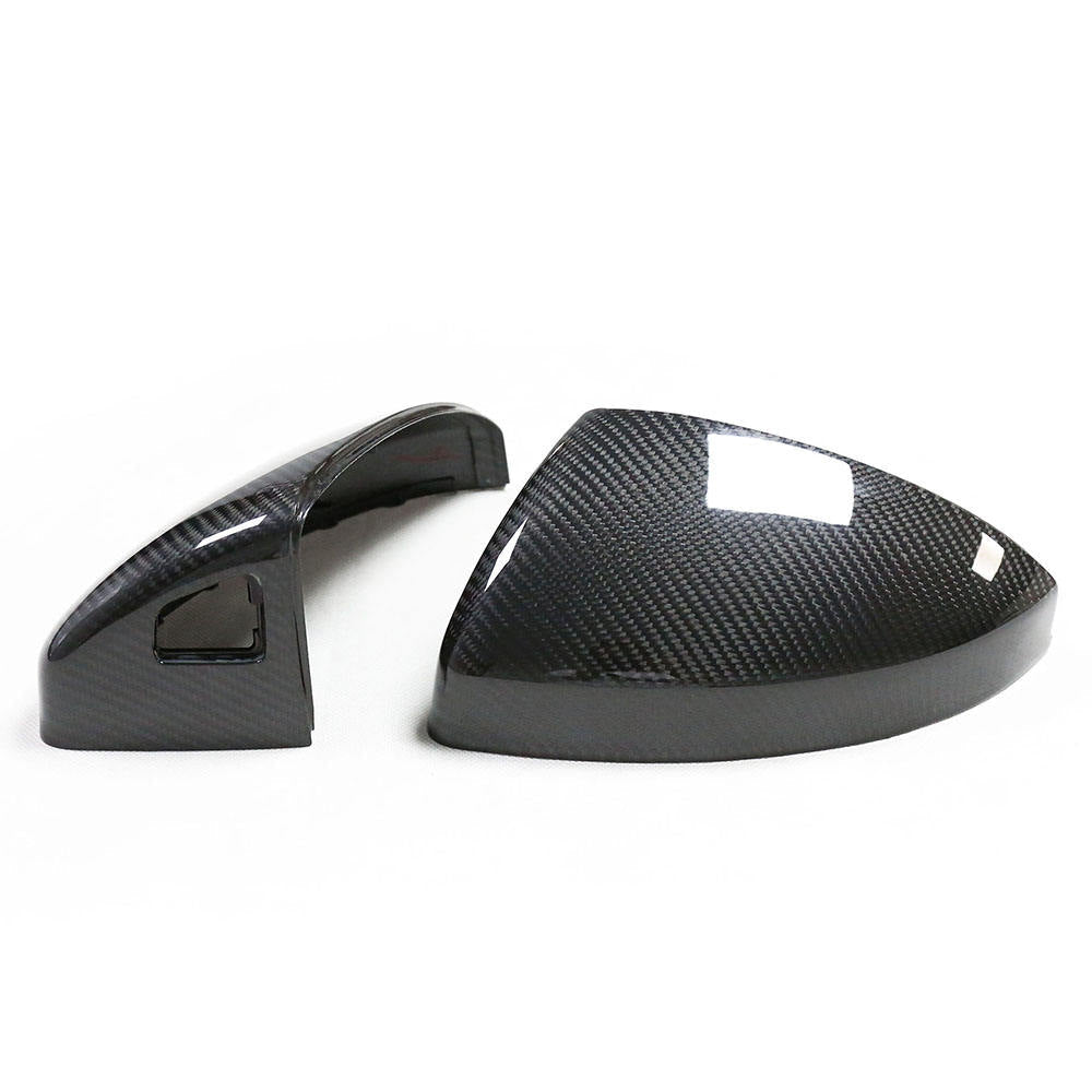 Audi TT TTS TTRS MK3 8S & R8 4S Gen 2 Pre-Preg Dry Carbon Fibre Mirror Covers By OPTIC (2015-2024)