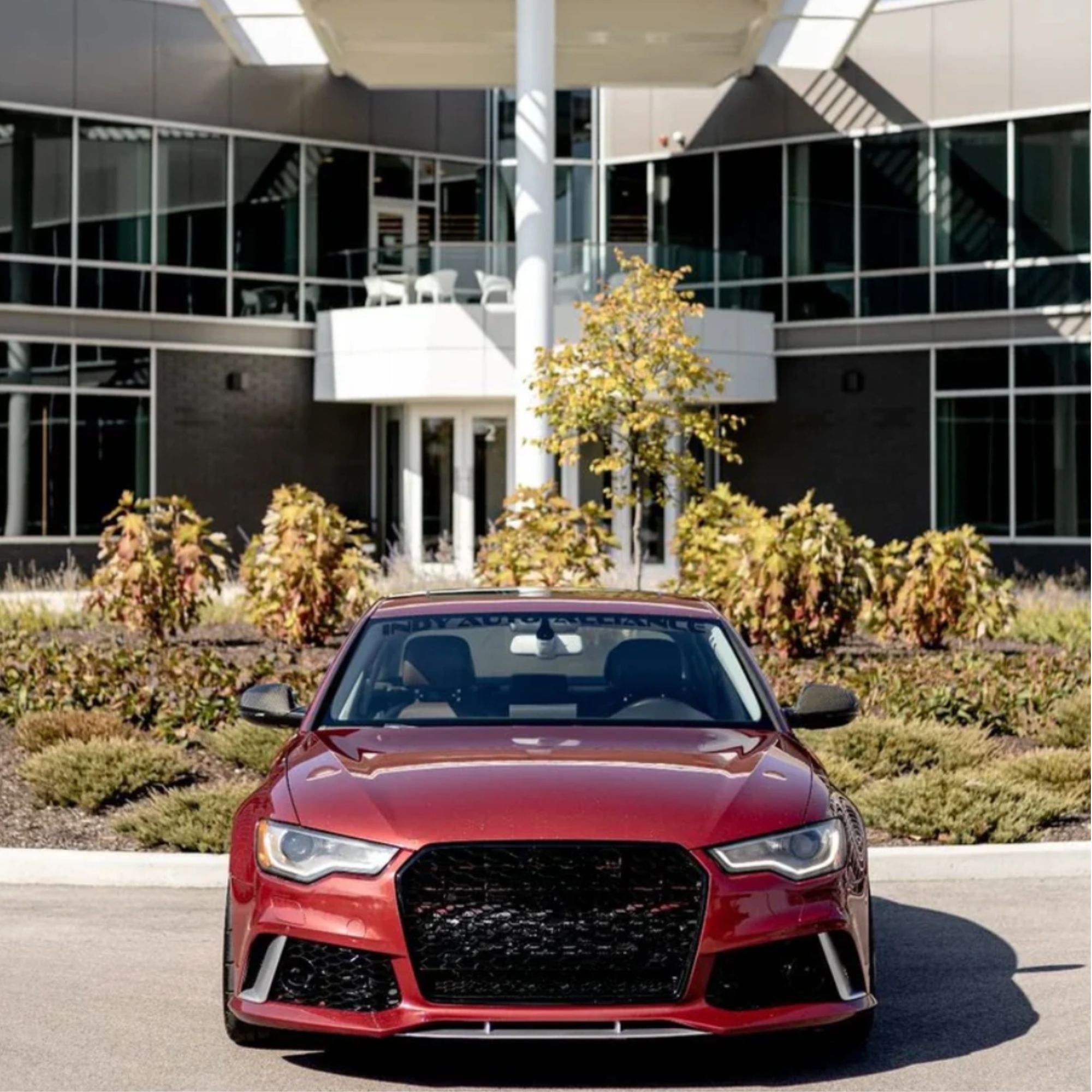 Audi A6/S6 C7 RS6 Style Gloss Black Honeycomb Grill (2012-2015)