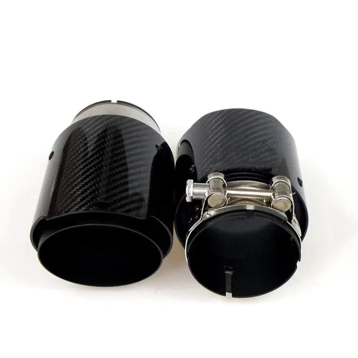 BMW 6 Series 640D/640I (F06/F12/F13) Slash Cut Carbon Exhaust Tips