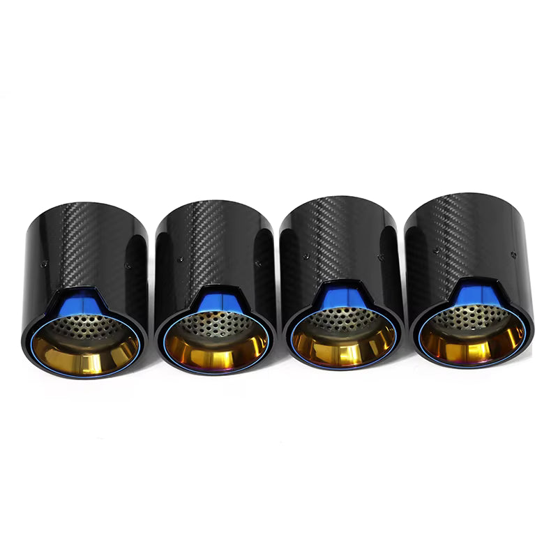 BMW M5 F10 Straight Cut Carbon Exhaust Tips