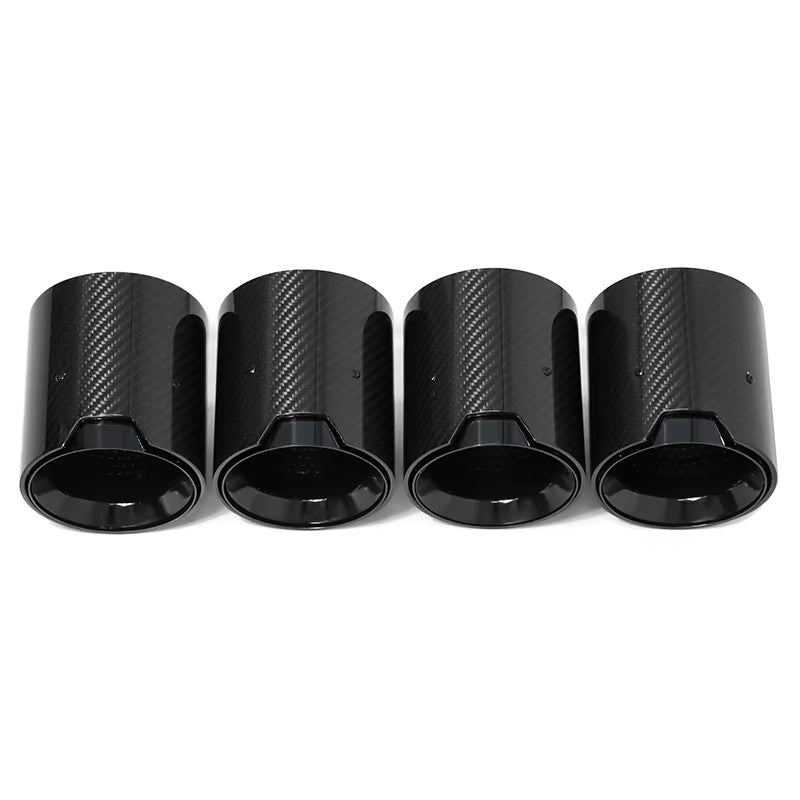 BMW M5 F10 Straight Cut Carbon Exhaust Tips
