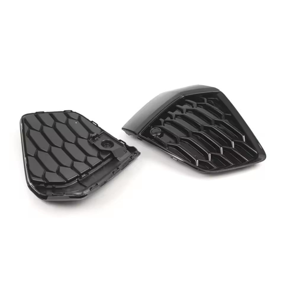 Audi A3 8Y S-Line Gloss Black Fog Light Grills (2020-2023)