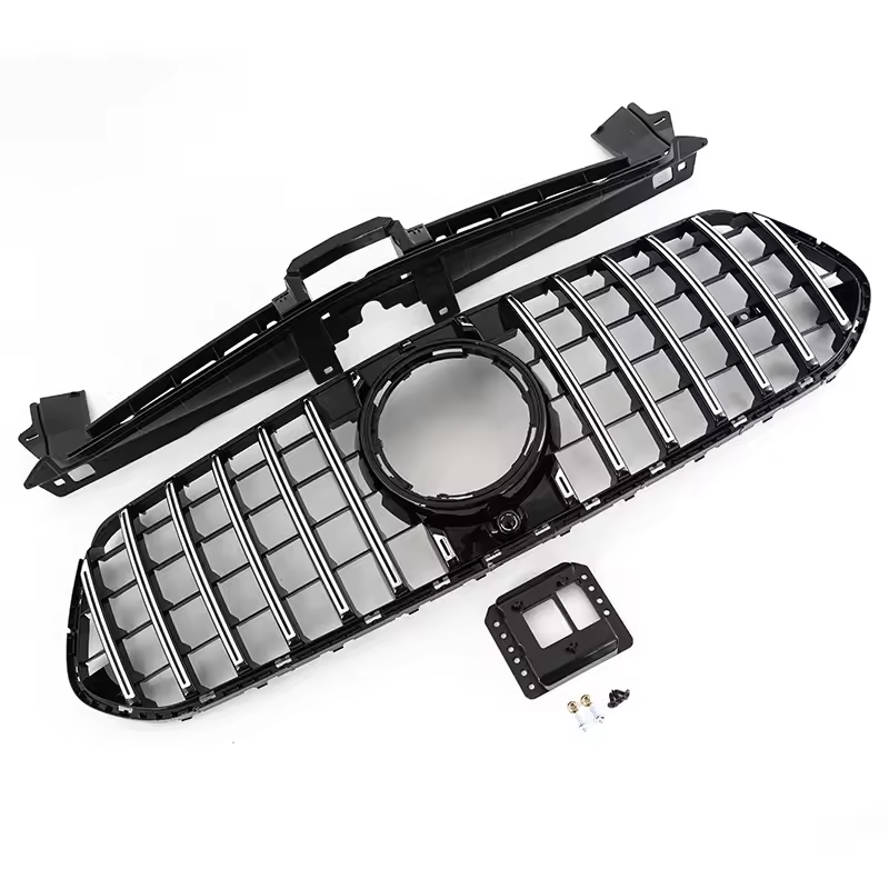Mercedes GLE W167/C167 Facelift Gloss Black Panamericana GT Style Grill (2023+)