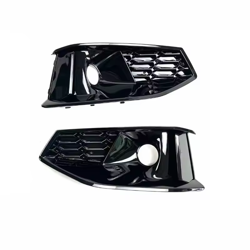 Audi A4/S4 B9.5 Gloss Black Fog Light Grills (2020-2024)