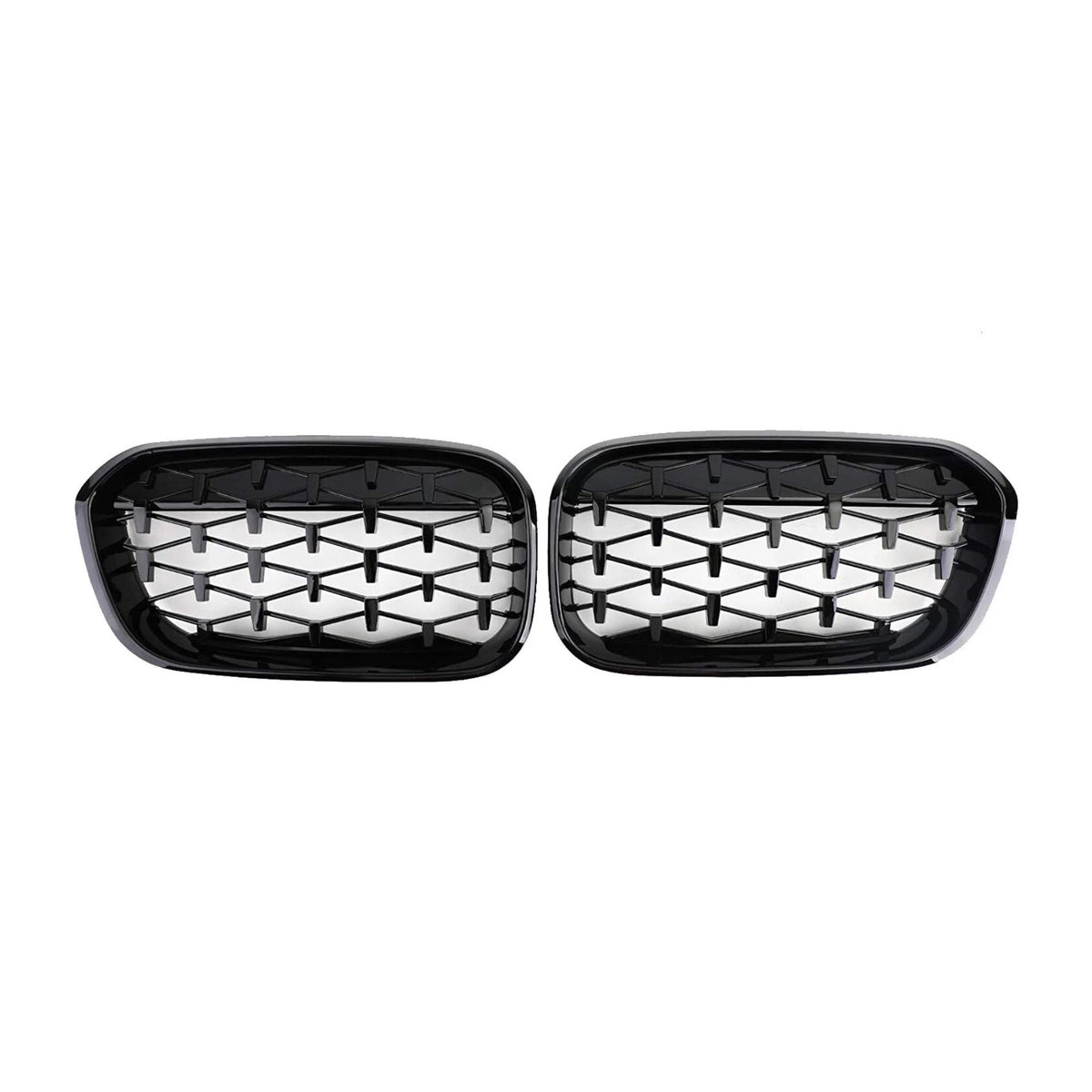 BMW 1 Series F20/F21 Pre-LCI Gloss Black Diamond Grill (2011-2014)