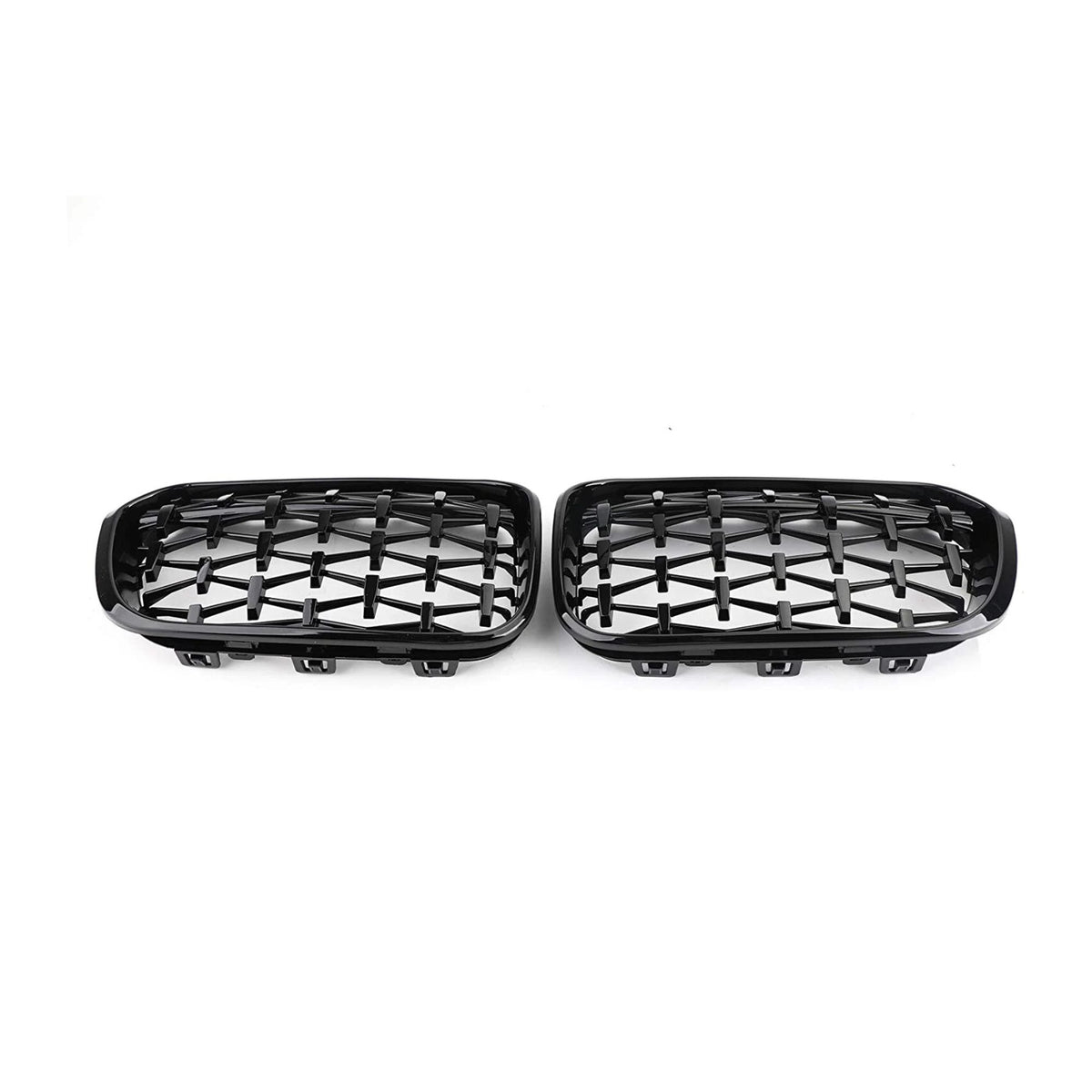 BMW 1 Series F20/F21 Pre-LCI Gloss Black Diamond Grill (2011-2014)