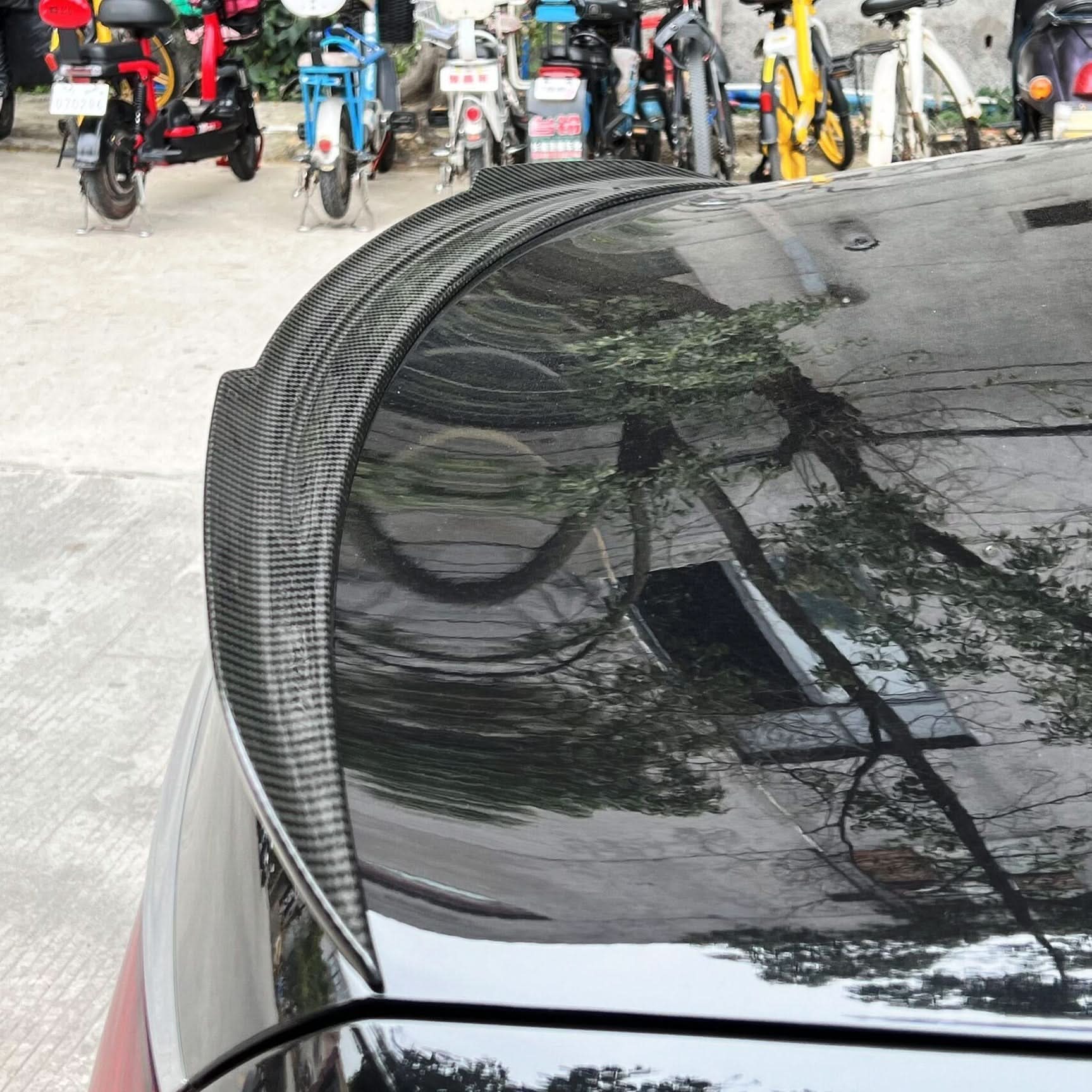 Mercedes E-Class W213 Saloon Pre-Preg Dry Carbon Fibre X Style Rear Spoiler (2017-2023)